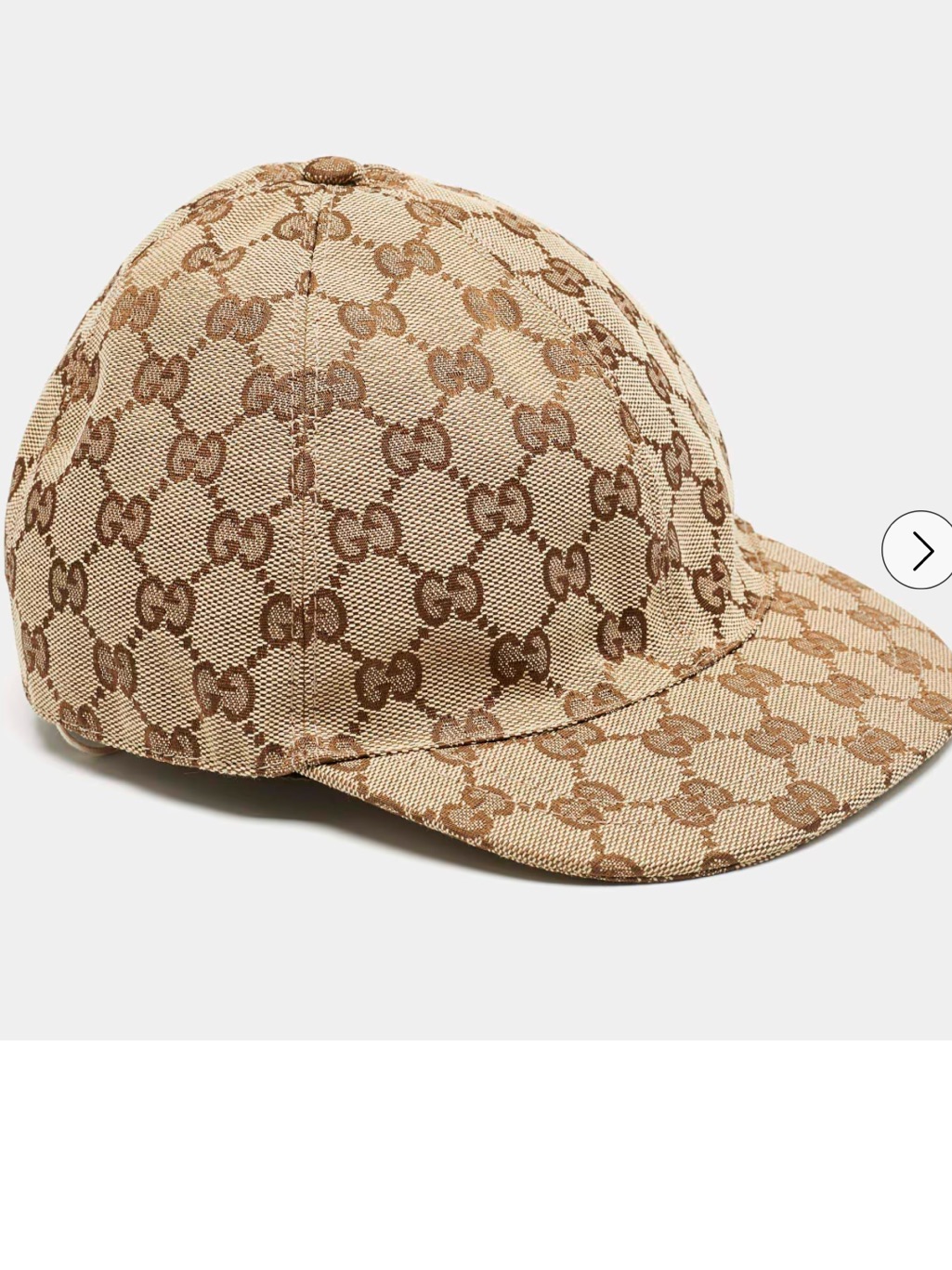 Gucci Kids Gg Canvas Baseball Cap M